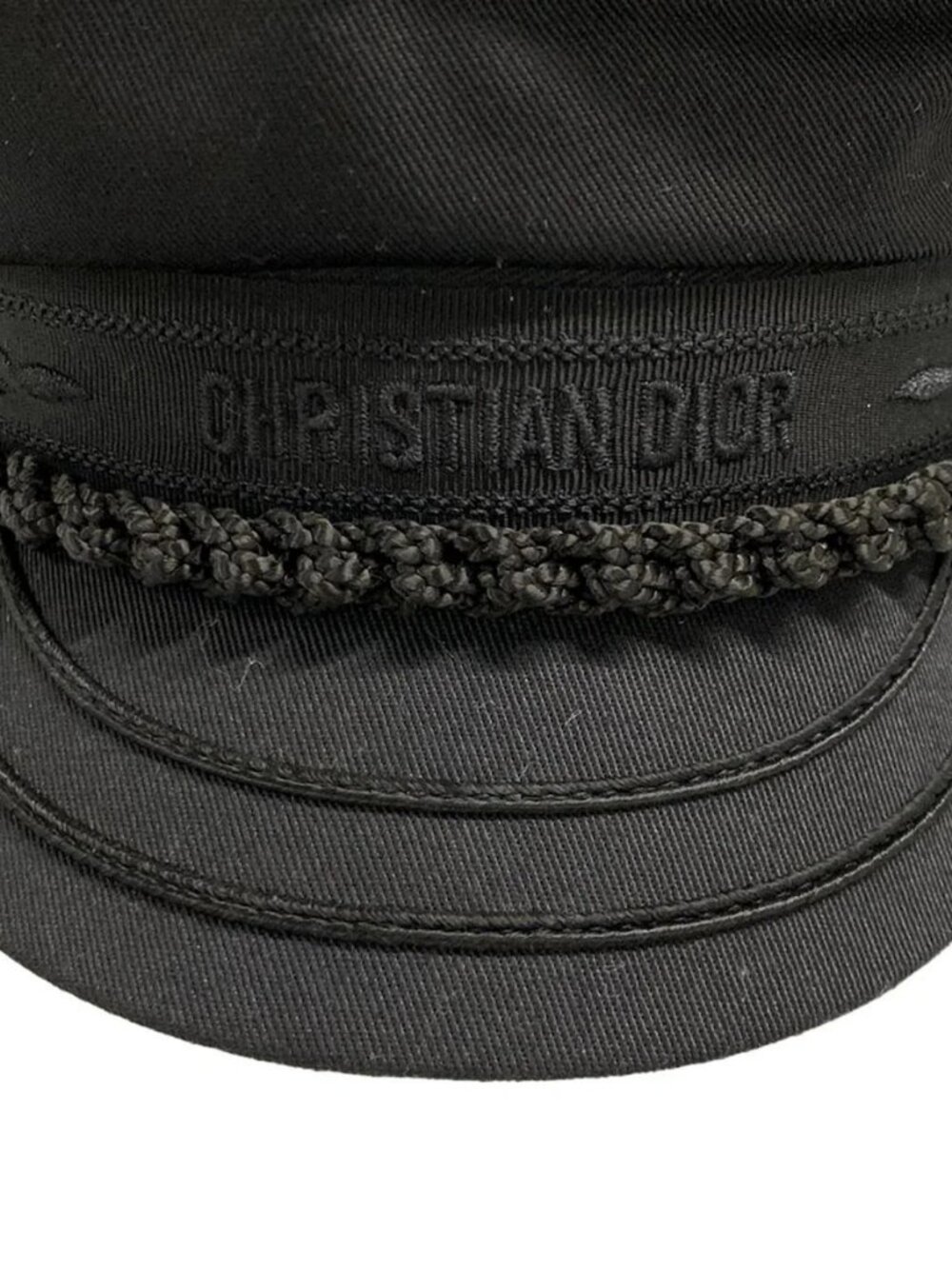 DIOR/ChristianDior - 21GRE920G130 Black Cotton Polyester Hat - Picture 8 of 8